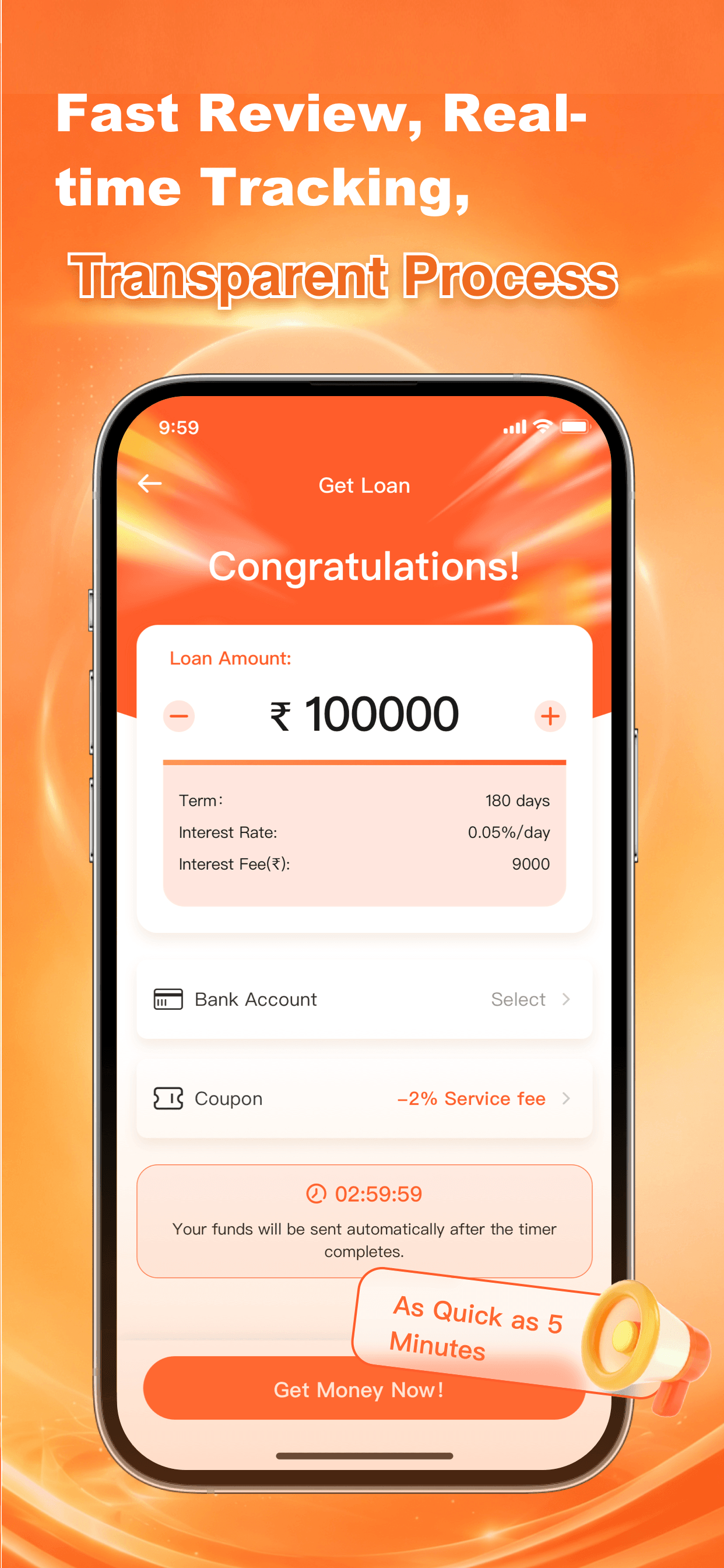 KammaCash track and manage loan